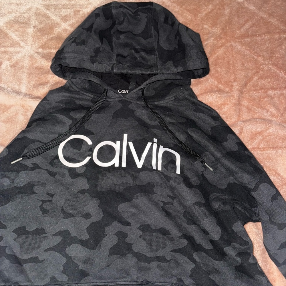 Calvin Klein Black Camo Performance Jacket